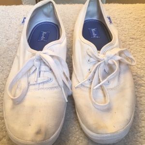Women’s Keds slip on low top shoes white